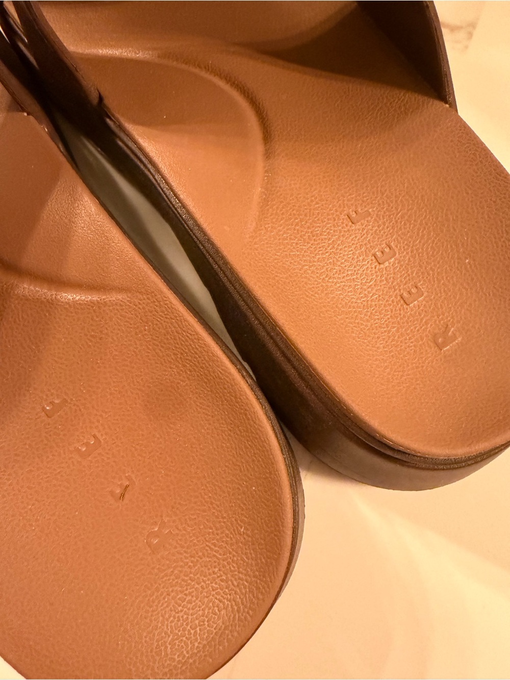 Reef Cali Solana Double-Strap Slide Sandals, Chocolate, W size 7 - Picture 3 of 6